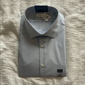 Calvin Klein Men's Blue Dress Shirt